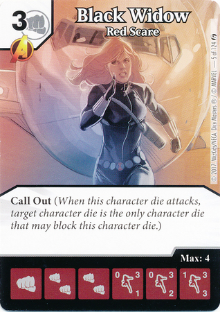Black Widow Red Scare 5 124 Common Marvel Dice Masters Guardians of the Galaxy Singles Black Widow Red Scare 5 124 Common Marvel Dice Masters Guardians of the Galaxy Singles
