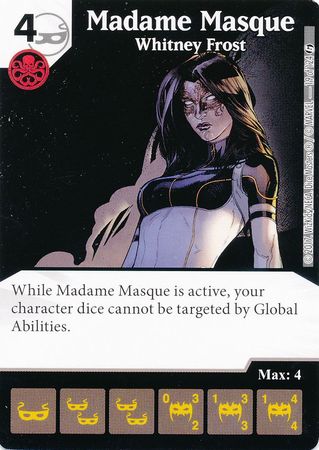 Madame Masque Whitney Frost 19 124 Common Marvel Dice Masters Guardians of the Galaxy Singles Madame Masque Whitney Frost 19 124 Common Marvel Dice Masters Guardians of the Galaxy Singles