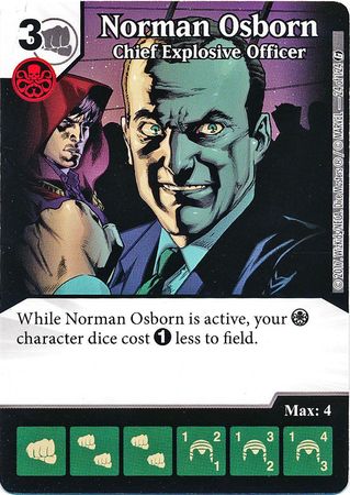 Norman Osborn Chief Explosive Officer 24 124 Common Marvel Dice Masters Guardians of the Galaxy Singles Norman Osborn Chief Explosive Officer 24 124 Common Marvel Dice Masters Guardians of the Galaxy Singles