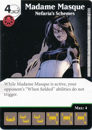 Madame Masque Nefaria s Schemes 59 124 Uncommon Marvel Dice Masters Guardians of the Galaxy Singles Madame Masque Nefaria s Schemes 59 124 Uncommon Marvel Dice Masters Guardians of the Galaxy Singles
