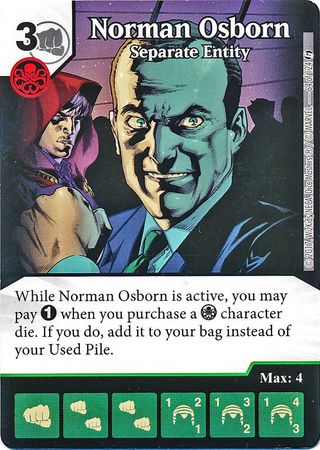 Norman Osborn Separate Entity 64 124 Uncommon Marvel Dice Masters Guardians of the Galaxy Singles Norman Osborn Separate Entity 64 124 Uncommon Marvel Dice Masters Guardians of the Galaxy Singles
