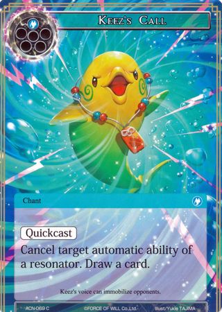 Keez s Call ACN 069 Common Keez s Call ACN 069 Common