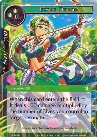 Elvish Hunter ACN 092 Common Elvish Hunter ACN 092 Common