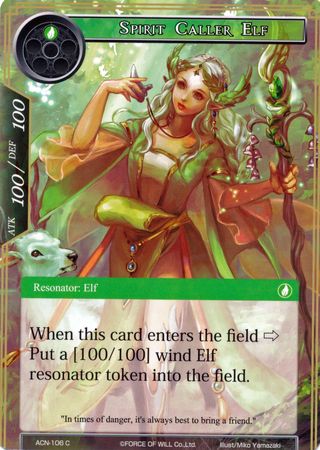 Spirit Caller Elf ACN 106 Common Spirit Caller Elf ACN 106 Common