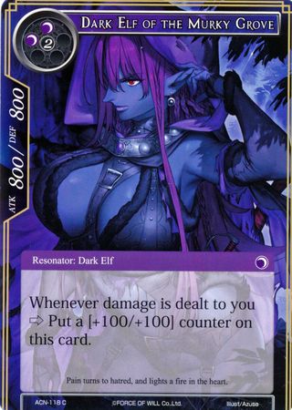 Dark Elf of the Murky Grove ACN 118 Common Dark Elf of the Murky Grove ACN 118 Common