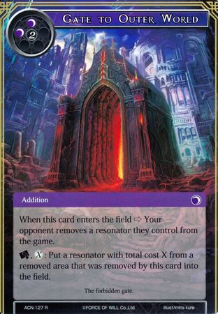 Gate to Outer World ACN 127 Uncommon Gate to Outer World ACN 127 Uncommon
