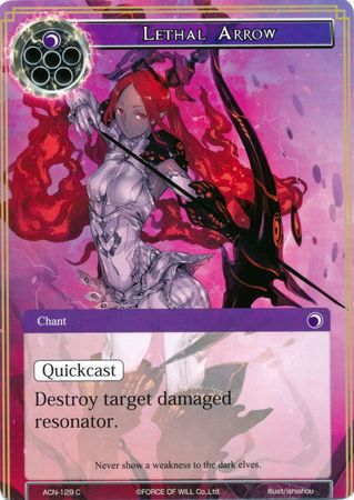 Lethal Arrow ACN 129 Common Force of Will Ancient Nights ACN Singles Lethal Arrow ACN 129 Common Force of Will Ancient Nights ACN Singles