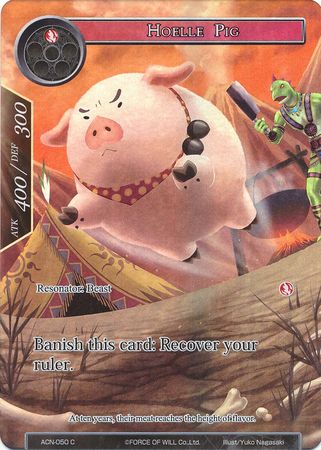 Hoelle Pig ACN 050 Common Full Art Hoelle Pig ACN 050 Common Full Art