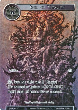 Idol of Vitality ACN 145 Common Full Art Force of Will Ancient Nights ACN Singles Idol of Vitality ACN 145 Common Full Art Force of Will Ancient Nights ACN Singles