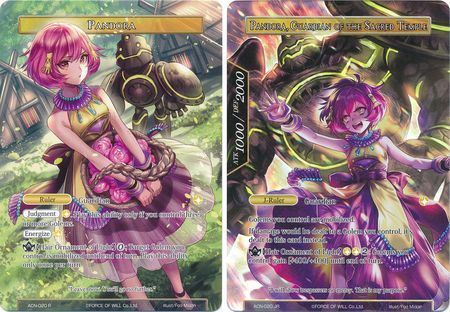 Pandora Pandora Guardian of the Sacred Temple ACN 020 Full Art Force of Will Ancient Nights ACN Singles Pandora Pandora Guardian of the Sacred Temple ACN 020 Full Art Force of Will Ancient Nights ACN Singles