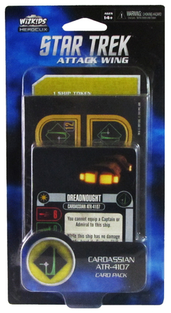 Star Trek Attack Wing Cardassian ATR 4107 Card Pack Wizkids WZK72937 Star Trek Attack Wing Star Trek Attack Wing Cardassian ATR 4107 Card Pack Wizkids WZK72937 Star Trek Attack Wing