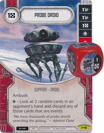 Probe Droid 6 Rare Includes Premium Die Probe Droid 6 Rare Includes Premium Die