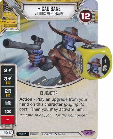 Cad Bane 18 Legendary Includes Premium Die Cad Bane 18 Legendary Includes Premium Die
