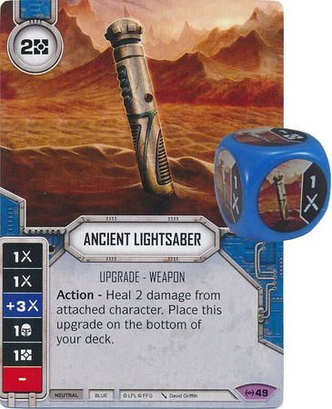 Ancient Lightsaber 49 Legendary Includes Premium Die Star Wars Destiny Empire at War Singles Ancient Lightsaber 49 Legendary Includes Premium Die Star Wars Destiny Empire at War Singles