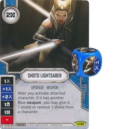 Shoto Lightsaber 51 Rare Includes Premium Die Shoto Lightsaber 51 Rare Includes Premium Die
