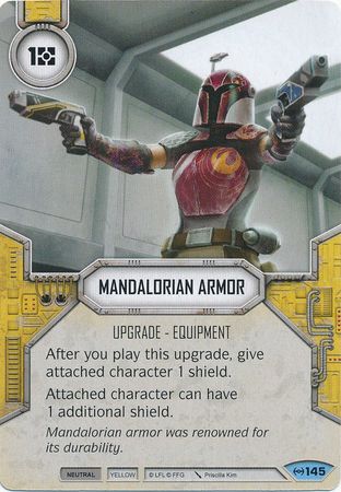 Mandalorian Armor 145 Common Star Wars Destiny Empire at War Singles Mandalorian Armor 145 Common Star Wars Destiny Empire at War Singles