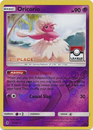 Pokemon Oricorio SM19 Prerelease Promo Guardians Rising Near Mint