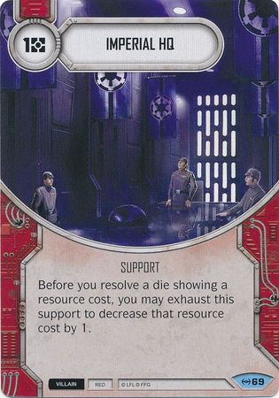 Imperial HQ 69 Common Star Wars Destiny Empire at War Singles Imperial HQ 69 Common Star Wars Destiny Empire at War Singles