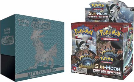 Sun and Moon Crimson Invasion Elite Trainer Box for sale online Pokémon TCG 