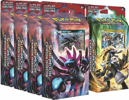 Sun Moon Crimson Invasion Theme Deck Box of 8 Pokemon Pokemon Sealed Product Sun Moon Crimson Invasion Theme Deck Box of 8 Pokemon Pokemon Sealed Product