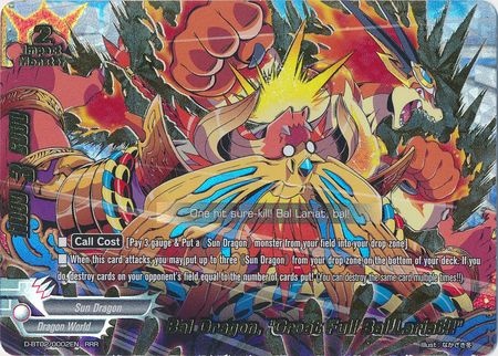 Bal Dragon Great Full Bal Lariat D BT02 0002EN Triple Rare RRR FCBF D Booster Set 2 Roar Invincible Dragon Bal Dragon Great Full Bal Lariat D BT02 0002EN Triple Rare RRR FCBF D Booster Set 2 Roar Invincible Dragon