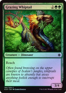 Grazing Whiptail 190 279 Foil Ixalan Foil Singles Grazing Whiptail 190 279 Foil Ixalan Foil Singles