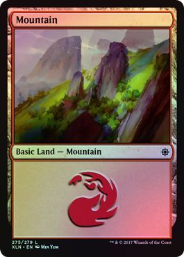 Mountain 275 279 Foil Ixalan Foil Singles Mountain 275 279 Foil Ixalan Foil Singles