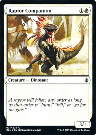 Raptor Companion 031 279 Foil Ixalan Foil Singles Raptor Companion 031 279 Foil Ixalan Foil Singles