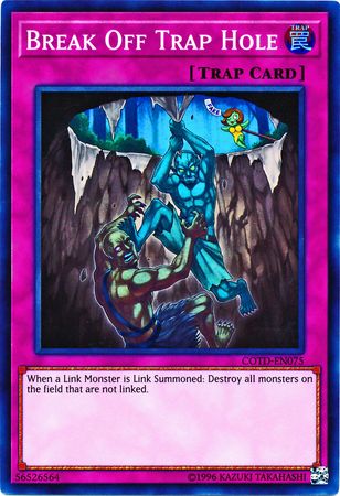 Break Off Trap Hole COTD EN075 Super Rare Unlimited Code of the Duelist Unlimited Singles Break Off Trap Hole COTD EN075 Super Rare Unlimited Code of the Duelist Unlimited Singles