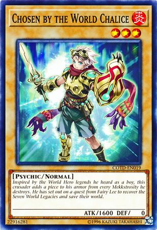 Chosen by the World Chalice COTD EN019 Common Unlimited Code of the Duelist Unlimited Singles Chosen by the World Chalice COTD EN019 Common Unlimited Code of the Duelist Unlimited Singles