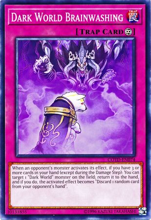 Dark World Brainwashing COTD EN074 Common Unlimited Code of the Duelist Unlimited Singles Dark World Brainwashing COTD EN074 Common Unlimited Code of the Duelist Unlimited Singles