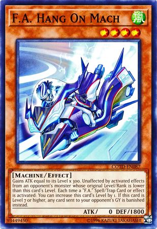 F A Hang On Mach COTD EN087 Common Unlimited Code of the Duelist Unlimited Singles F A Hang On Mach COTD EN087 Common Unlimited Code of the Duelist Unlimited Singles