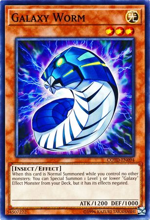 Galaxy Worm COTD EN094 Common Unlimited Code of the Duelist Unlimited Singles Galaxy Worm COTD EN094 Common Unlimited Code of the Duelist Unlimited Singles