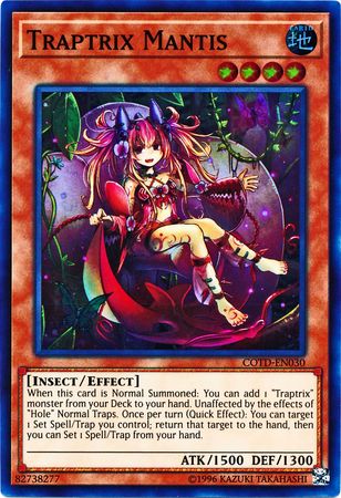 Traptrix Mantis COTD EN030 Super Rare Unlimited Traptrix Mantis COTD EN030 Super Rare Unlimited