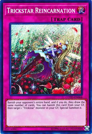 Trickstar Reincarnation COTD EN068 Secret Rare Unlimited Code of the Duelist Unlimited Singles Trickstar Reincarnation COTD EN068 Secret Rare Unlimited Code of the Duelist Unlimited Singles