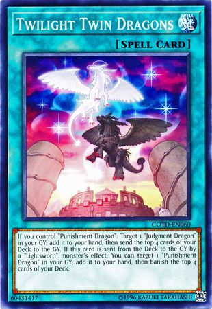 Twilight Twin Dragons COTD EN060 Common Unlimited Twilight Twin Dragons COTD EN060 Common Unlimited