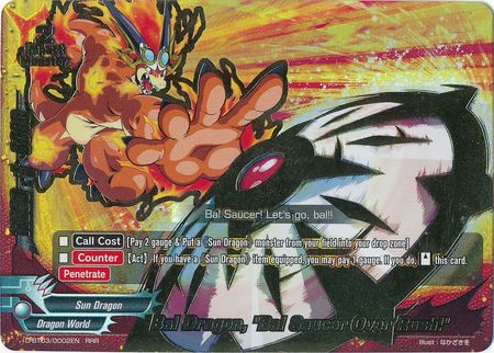 Bal Dragon Bal Saucer Over Rush D BT03 0002EN Triple Rare RRR Bal Dragon Bal Saucer Over Rush D BT03 0002EN Triple Rare RRR