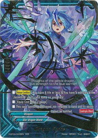 Dragon Force Blue Star Dragon World D BT03 0005EN Triple Rare RRR FCBF D Booster Set 3 Annihilate Great Demonic Dragon Dragon Force Blue Star Dragon World D BT03 0005EN Triple Rare RRR FCBF D Booster Set 3 Annihilate Great Demonic Dragon