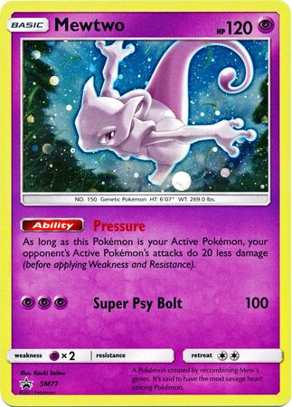 Mewtwo EX - 54/99 - Oversized Promo