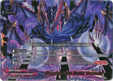 Abygale Last Death Violence D BT04 0004EN Triple Rare RRR Abygale Last Death Violence D BT04 0004EN Triple Rare RRR