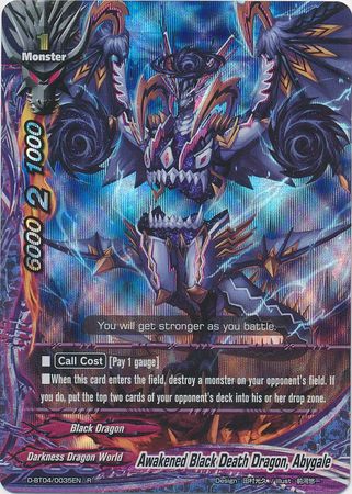 Awakened Black Death Dragon Abygale D BT04 0035EN Rare R FCBF D Booster Set 4 Shine Super Sun Dragon Awakened Black Death Dragon Abygale D BT04 0035EN Rare R FCBF D Booster Set 4 Shine Super Sun Dragon