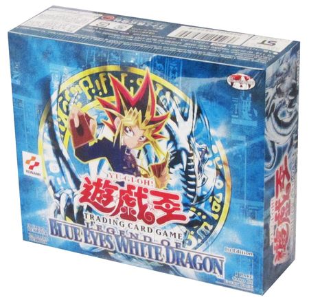 Yugioh LOB 1st Edition Legend of Blue Eyes White Dragon Pack US English sealed