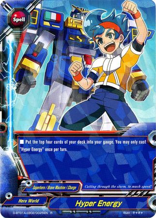 Hyper Energy D BT01A EB02 0025EN Rare R FCBF D Booster Set Alternative 1 Buddy Rave Hyper Energy D BT01A EB02 0025EN Rare R FCBF D Booster Set Alternative 1 Buddy Rave