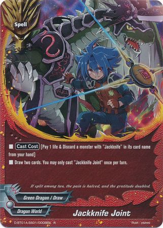 Jackknife Joint D BT01A SS01 0008EN Rare R Foil FCBF D Booster Set Alternative 1 Buddy Rave Jackknife Joint D BT01A SS01 0008EN Rare R Foil FCBF D Booster Set Alternative 1 Buddy Rave