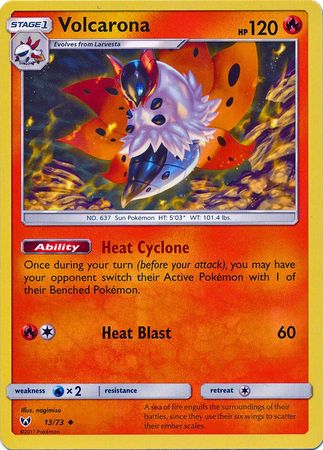 Volcarona 13 73 Uncommon Shining Legends Singles Volcarona 13 73 Uncommon Shining Legends Singles