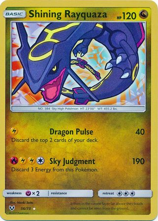 Shining Rayquaza - 56/73 - Holo Rare