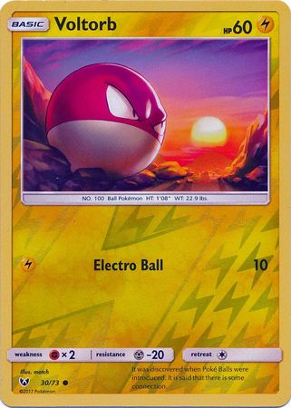 Voltorb 30 73 Common Reverse Holo Voltorb 30 73 Common Reverse Holo