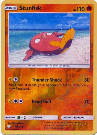 Stunfisk 46 73 Common Reverse Holo Stunfisk 46 73 Common Reverse Holo