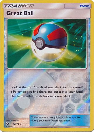 Great Ball 60 73 Uncommon Reverse Holo Shining Legends Reverse Holo Singles Great Ball 60 73 Uncommon Reverse Holo Shining Legends Reverse Holo Singles