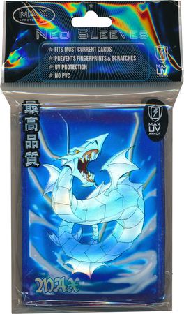 Max Pro Aquatic Dragon 50ct Standard Sized Sleeves 7060LAQD Sleeves Max Pro Aquatic Dragon 50ct Standard Sized Sleeves 7060LAQD Sleeves